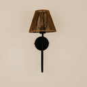 Aria Arc Wall Light with Jute Shade