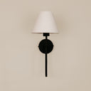 Aria Arc Wall Light with Linen Shade