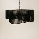 Contour Jute Pendant – Black