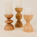 Nuru Candle Holders Set – Blonde