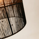 Dune Jute Pendant – Black