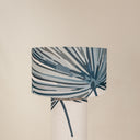 Fan Palm Barrel Floor Lamp