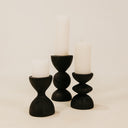 Nuru Candle Holders Set – Black