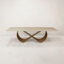Sokoto Dining Table – Grey & Gold