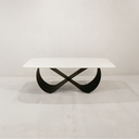 Sokoto Dining Table – White & Black