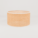 Webbing Rattan Shade – White Binding