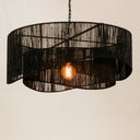Contour Jute Pendant – Black