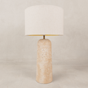 Donga Table Lamp with Linen Shade – Natural