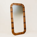 Igbo Leather Standing Mirror – Tan