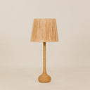 Kazi Rope Table Lamp with Raffia Shade – Natural