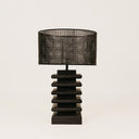 Kifaru Lamp Black with Black Dutch Shade