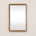 Kuru Slatted Wall Mirror – Blonde