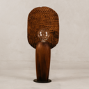 Nambiti Chiselled Table Lamp – Brown