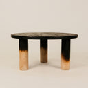Ombré Column Coffee Table – Black & Blonde