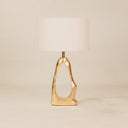 Ouro Table Lamp with Shade – Gold