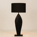 Pluma Medium Sculpture Table Lamp – Black