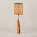 Pinnacle Table Lamp with Rattan Shade