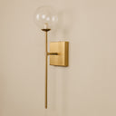 Sello Glass & Brass Wall Light
