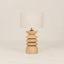 Sikona Lamp with Linen Shade – Blonde