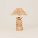 Sikona Lamp with Raffia Shade – Blonde
