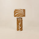 Gilded Leaf Barrel Table Lamp