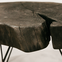 Haraka Charred Side Table