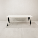 Shona Dining Table – White & Black