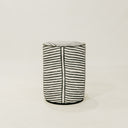 Social Stripe Pillar Ottoman – Medium