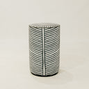 Social Stripe Pillar Ottoman – Tall