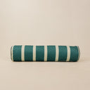 Teal Stripe Bolster 22 x 95cm