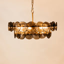 Ivanna Chandelier – Brass & Smoke
