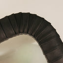 Igbo Leather Standing Mirror – Black