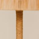 Kazi Rope Table Lamp with Raffia Shade – Natural