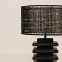 Kifaru Lamp Black with Black Dutch Shade