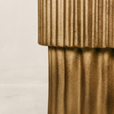 Komo Tall Side Table – Antique Gold