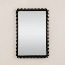 Kuru Slatted Wall Mirror – Black