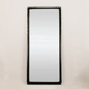 Kuru Slatted Wide Mirror – Black