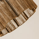 Scalopped Jute Pendant – Natural