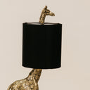 Twiga Table Lamp with Fabric Shade – Black