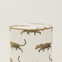 Leopard Stalk Pillar Ottoman – Medium