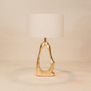 Ouro Table Lamp with Shade – Gold