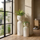 Odi Medium Planter – White