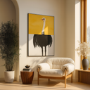 Ostrich Odyssey Wall Art