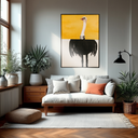 Ostrich Odyssey Wall Art