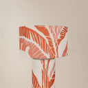 Palm Fountain Barrel Floor Lamp