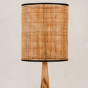 Pinnacle Table Lamp with Rattan Shade