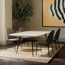Shona Dining Table – Grey & Black