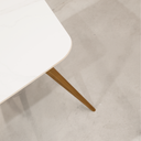 Shona Dining Table – White & Gold