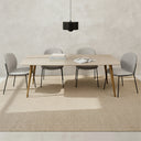 Shona Dining Table – Grey & Gold