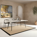 Shona Dining Table – White & Black